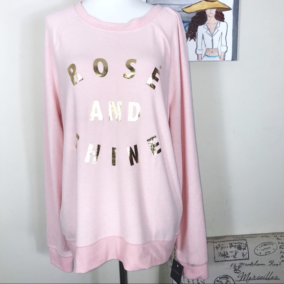 Grayson/Threads Tops - Grayson/Threads Pink Rose and Shine Long Sleeve XL